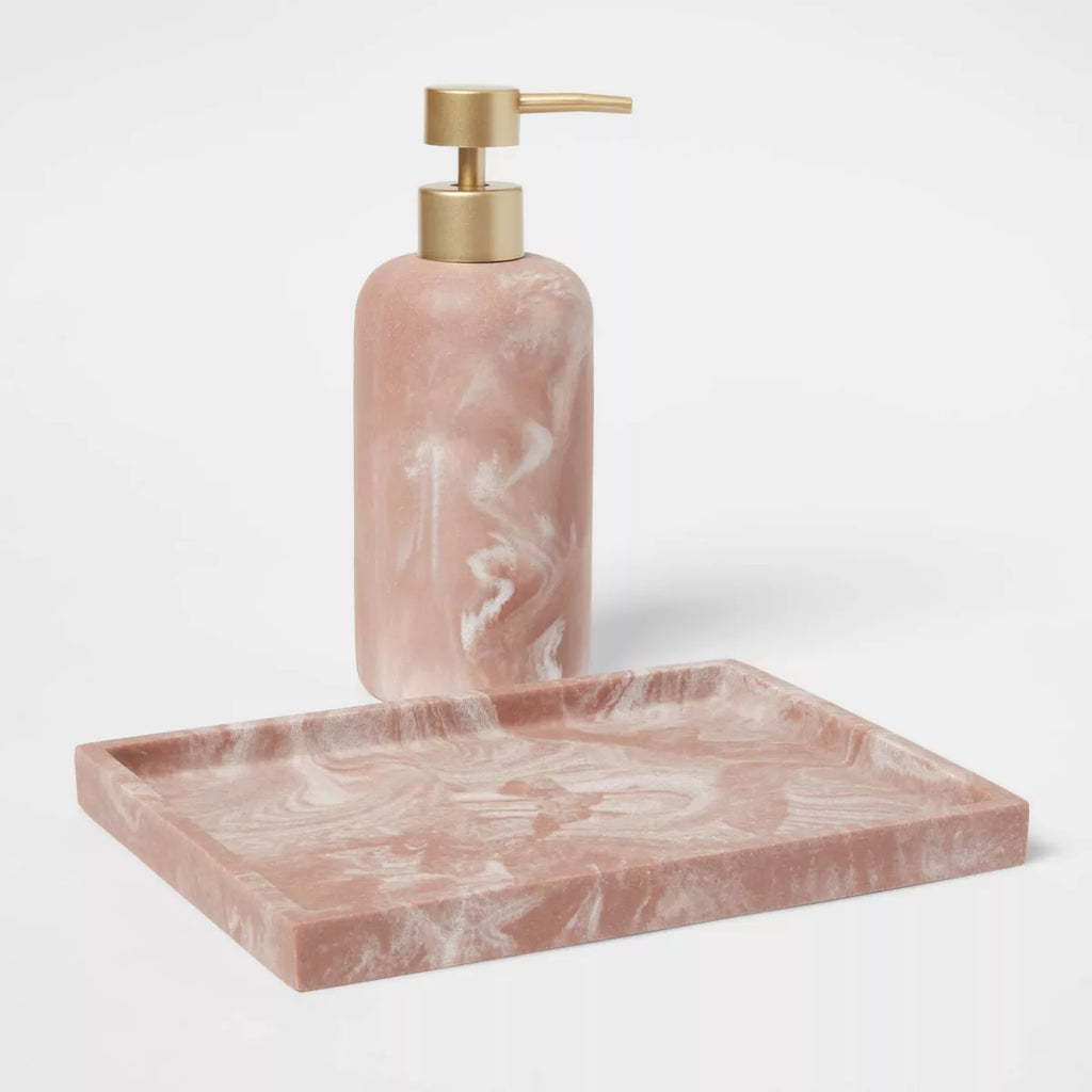 Pink Quartz Resin Tray - Threshold™