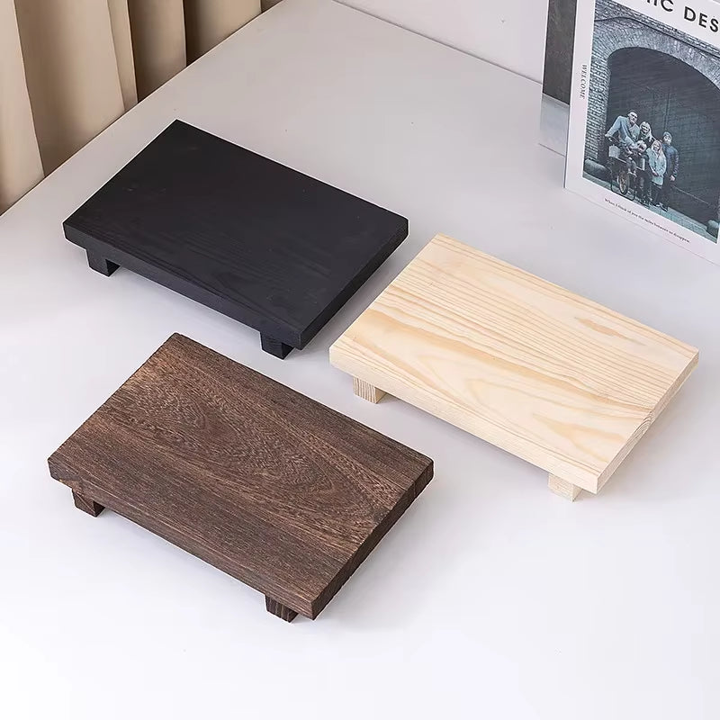 New Square Wooden Tray Desktop Decoration Jewelry Packaging and Display Tools Support Small Quantity Proof from Mainland China