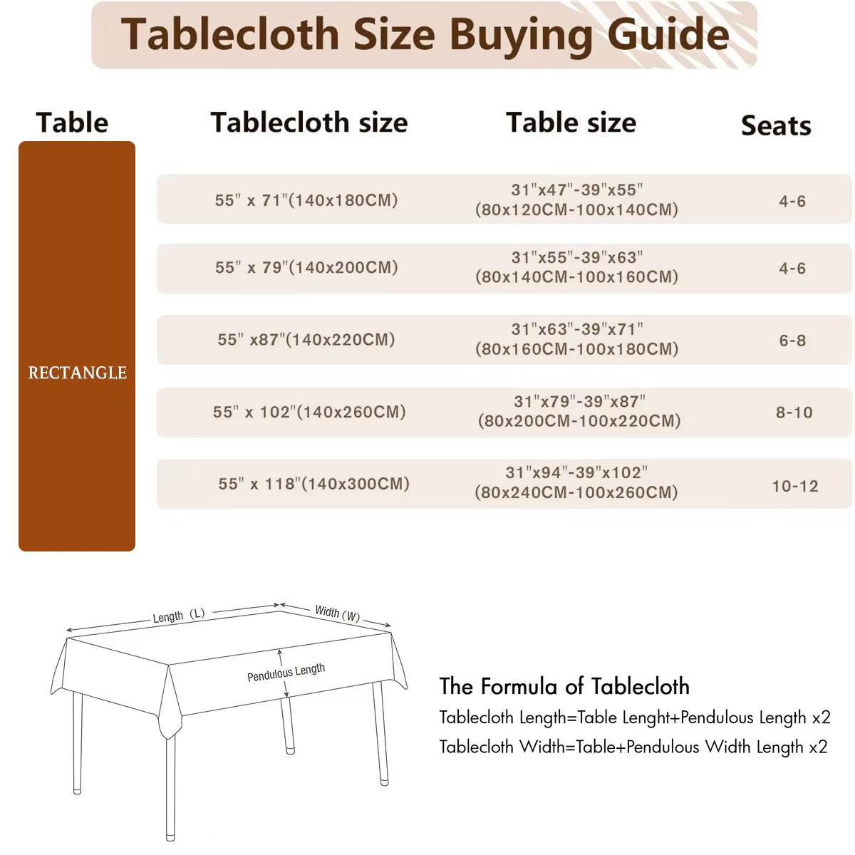 Linen Cotton Tablecloth round Rectangular Table Cloth Waterproof Table Cover for Dining Coffee Table Kitchen Room Decor