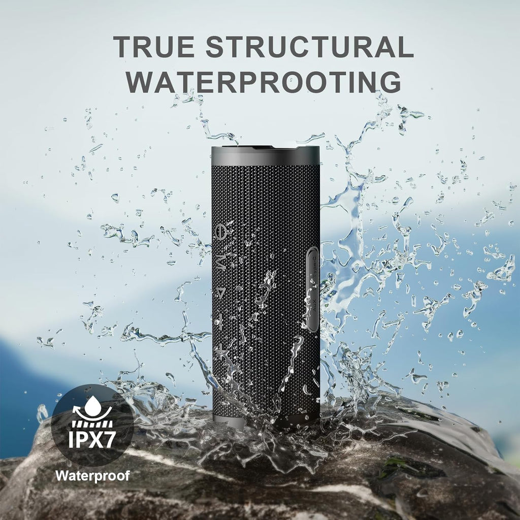 V40 Portable Bluetooth Speaker — 24W Stereo, 24H Playtime, IPX7 Waterproof