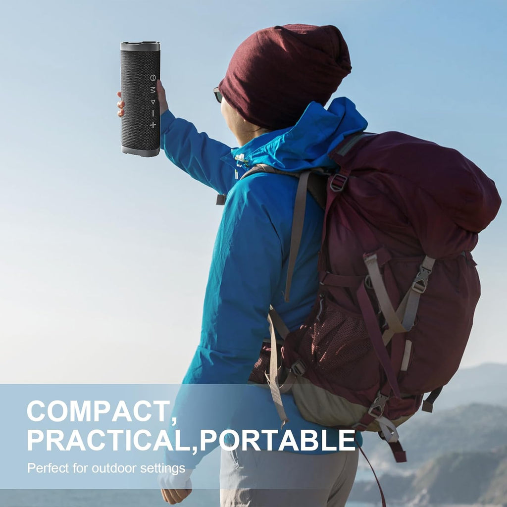 V40 Portable Bluetooth Speaker — 24W Stereo, 24H Playtime, IPX7 Waterproof